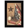 "God and Country" By Billy Jacobs, Ready to Hang Framed Print, Black Frame