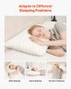 Bed Pillow for Sleeping, King Size Luxury Quality Hotel Pillow with Memory Foam Fill, Supportive & Adjustable, Includes Natural Firber Pillowcase