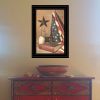 "God and Country" By Billy Jacobs, Ready to Hang Framed Print, Black Frame