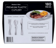 Member's Mark Premium Silver-Look Cutlery Combo 180 ct.