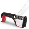 4-in-1 Knife Sharpener, Kitchen Knife Accessories for Ceramic Knives, Steel Knives and Scissors, Aiding in Repair, Restoration