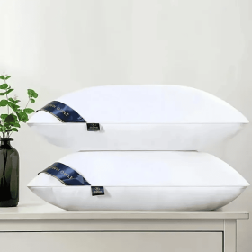Bed Pillows Blue 2pack (Option: Standard)