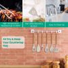 35Pcs Kitchen Cooking Utensils Set Spatula Set Baking Utensil Set Kitchen Accessories Necessities with Holder Egg Whisk Separator Tong Turner Spoons C