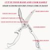 "German Stainless Steel Kitchen Scissors - Heavy Duty Detachable Poultry Shears for Chicken/Fish/Meat"