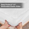 Solid-color embossed mattress bedspread,Queen size