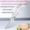 "German Stainless Steel Kitchen Scissors - Heavy Duty Detachable Poultry Shears for Chicken/Fish/Meat"